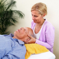 Sabine Papperger bei der Behandlung